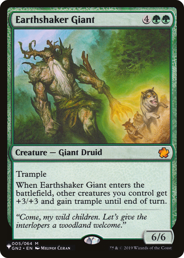 Earthshaker Giant [The List Reprints]