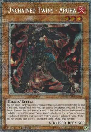Unchained Twins - Aruha (Starlight Rare) [CHIM-EN008] Starlight Rare