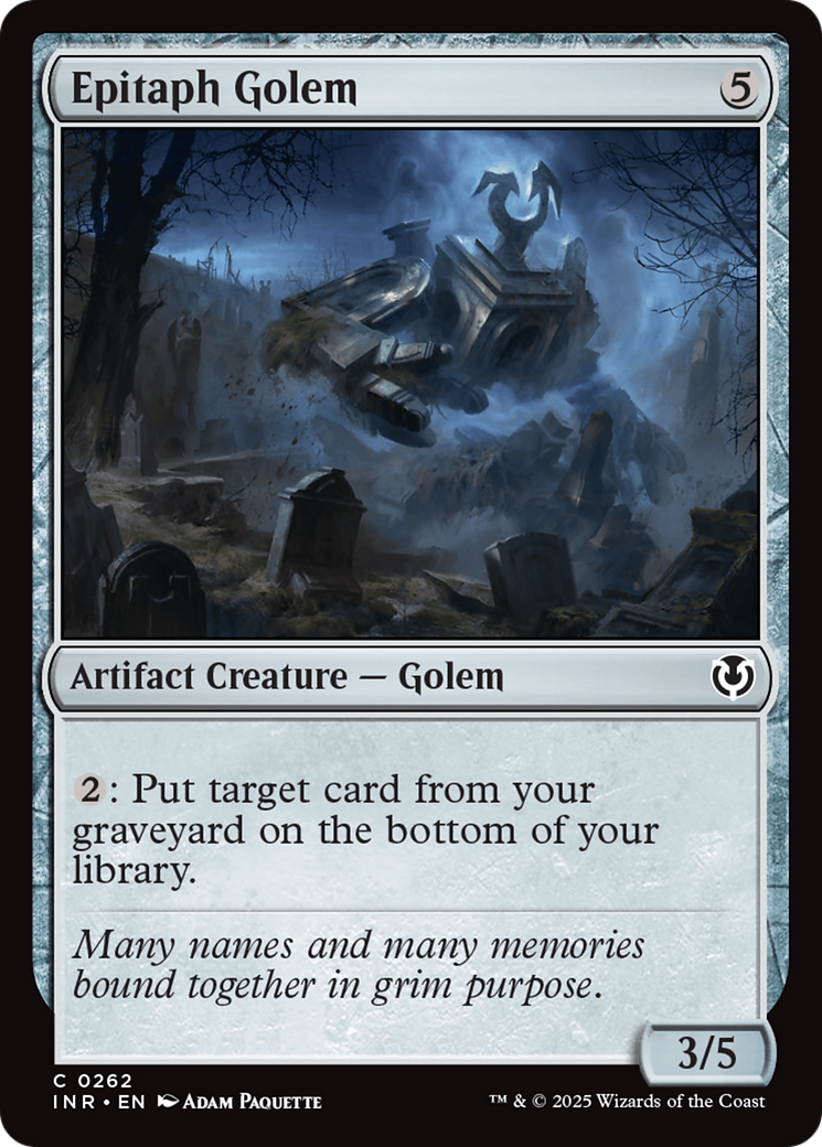 Epitaph Golem (-262) - Innistrad Remastered