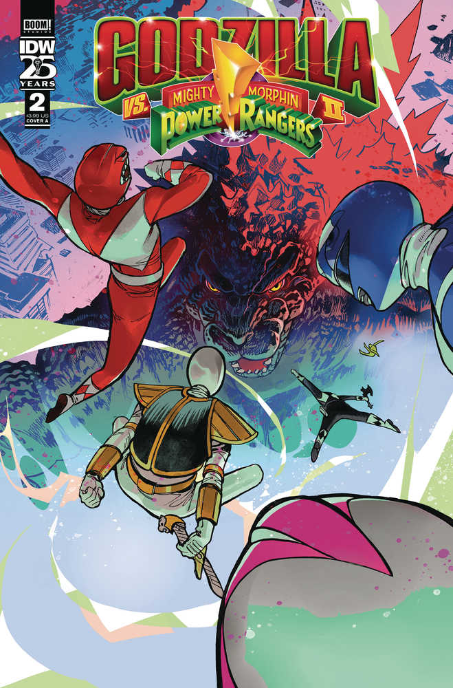 Godzilla vs Mmpr II #2 Cover A Rivas