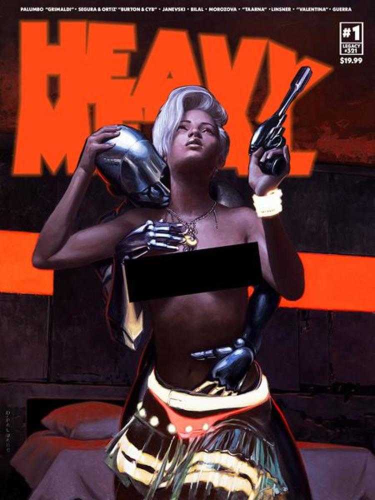 Heavy Metal Magazine #1 Cover G Palumbo Lovers Nsfw (Mature)