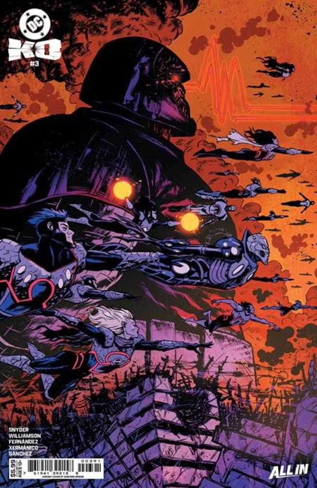DC K.O. #3 (Of 5) Cover F Sanford Greene Darkseid Card Stock Variant