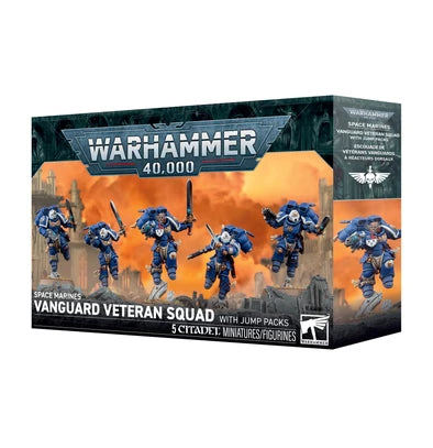 Warhammer 40,000 - Space Marines - Vanguard Veteran Squad with Jump Packs