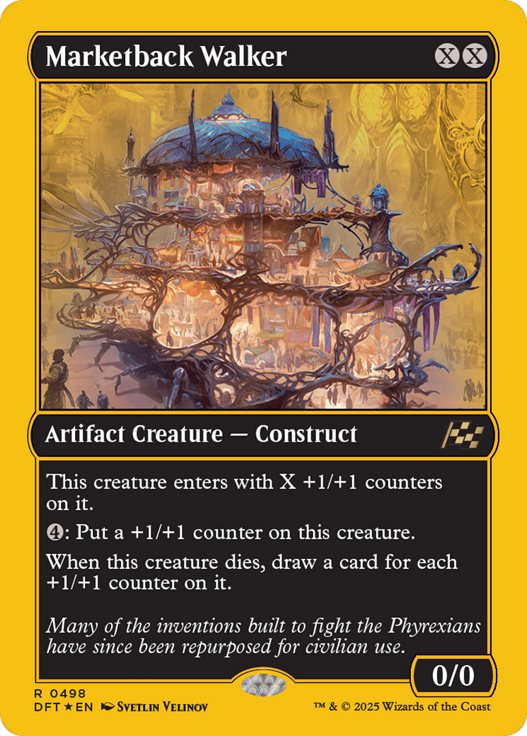 Marketback Walker (First-Place Foil) (-498) - Aetherdrift
