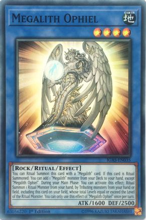 Megalith Ophiel [IGAS-EN035] Super Rare