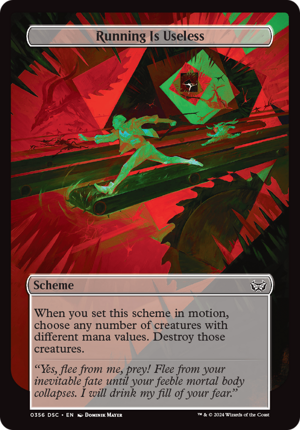 Running Is Useless [Duskmourn: House of Horror Commander]