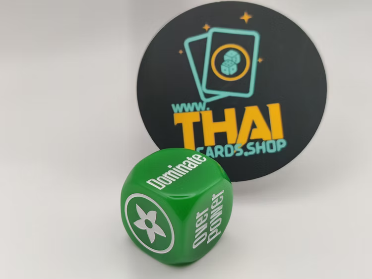 Flesh and Blood Dice - Single Green - Solid - Tunic/Go Again/Dominate/Over Power - 20mm