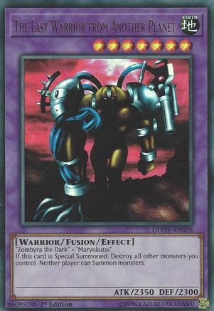 The Last Warrior from Another Planet [DUOV-EN076] Ultra Rare