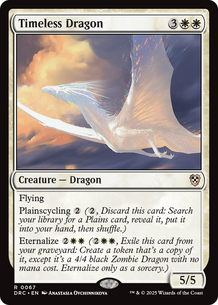 Timeless Dragon (-067) - Commander: Aetherdrift