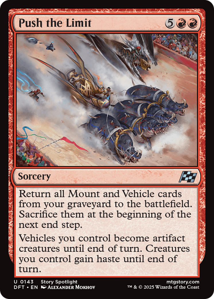 Push the Limit (-143) - Aetherdrift Foil