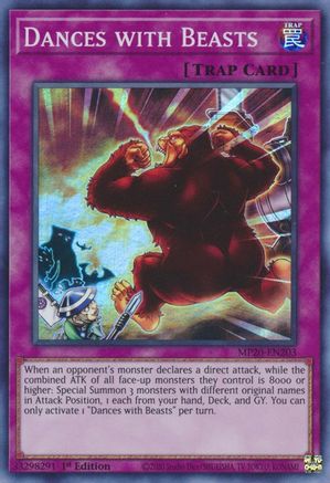 Dances with Beasts [MP20-EN203] Super Rare