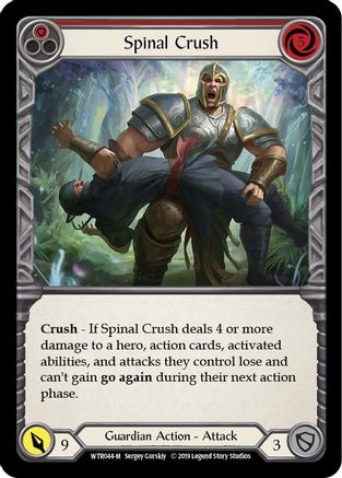 Spinal Crush [U-WTR044] (Welcome to Rathe Unlimited)  Unlimited Rainbow Foil