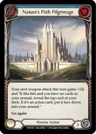 Nature's Path Pilgrimage (Blue) [WTR149-C] (Welcome to Rathe)  Alpha Print Normal