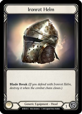 Ironrot Helm [U-WTR155] (Welcome to Rathe Unlimited)  Unlimited Rainbow Foil