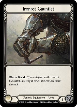 Ironrot Gauntlet [WTR157-C] (Welcome to Rathe)  Alpha Print Normal