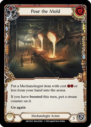 Pour the Mold (Red) [ARC014-R] (Arcane Rising)  1st Edition Rainbow Foil