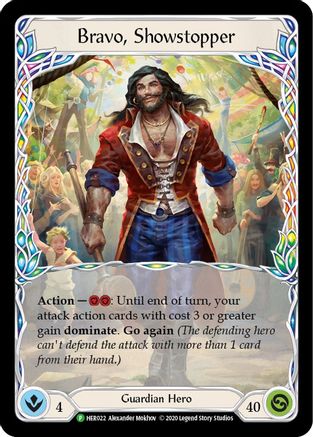 Bravo, Showstopper [HER022] (Promo)  1st Edition Rainbow Foil