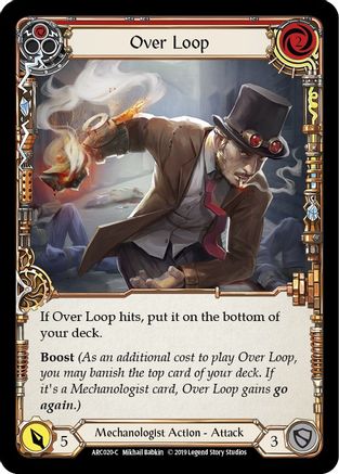 Over Loop (Red) [ARC020-C] (Arcane Rising)  1st Edition Normal