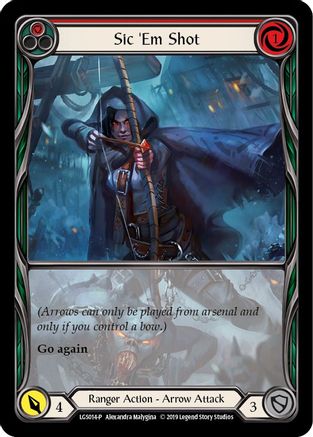 Sic 'Em Shot (Red) [LGS014-P] (Promo)  1st Edition Normal