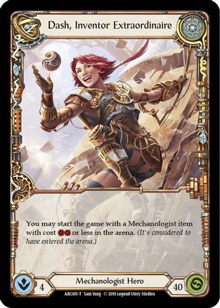 Dash, Inventor Extraordinaire // Death Dealer (ARC001) - Arcane Rising 1st Edition