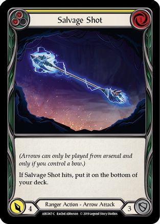 Salvage Shot (Yellow) [U-ARC067] (Arcane Rising Unlimited)  Unlimited Normal