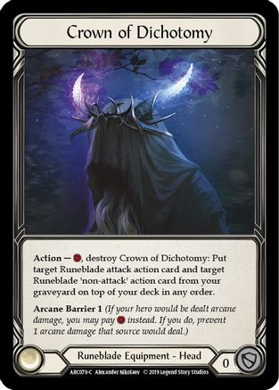 Crown of Dichotomy [U-ARC079] (Arcane Rising Unlimited)  Unlimited Normal