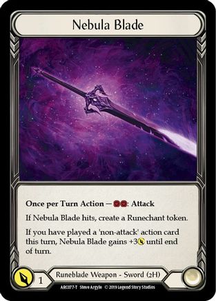 Runechant // Nebula Blade [U-ARC112 // U-ARC077] (Arcane Rising Unlimited)  Unlimited Normal