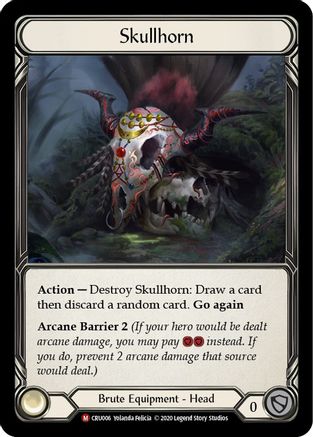Skullhorn [U-CRU006] (Crucible of War Unlimited)  Unlimited Rainbow Foil
