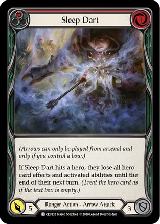 Sleep Dart (Red) [CRU132] (Crucible of War)  1st Edition Rainbow Foil