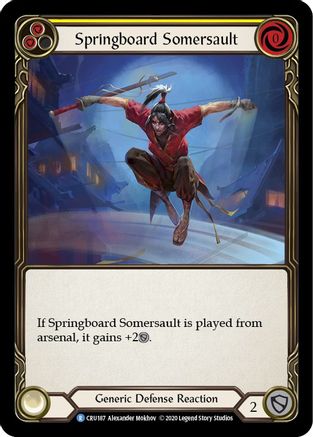 Springboard Somersault [CRU187] (Crucible of War) 1st Edition Normal