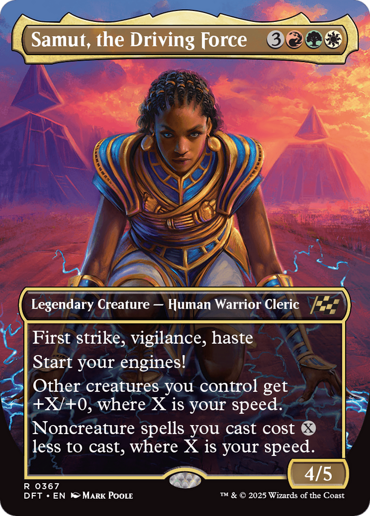 Samut, the Driving Force (Borderless) (-367) - Aetherdrift