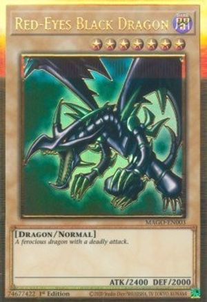 Red-Eyes Black Dragon [MAGO-EN003] Gold Rare