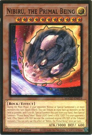 Nibiru, the Primal Being [MAGO-EN019] Gold Rare