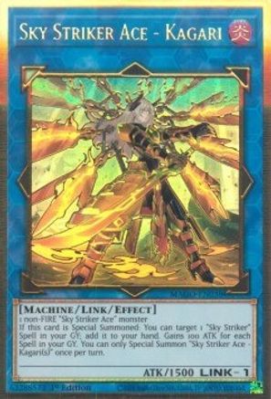 Sky Striker Ace - Kagari (Alternate Art) [MAGO-EN038] Gold Rare