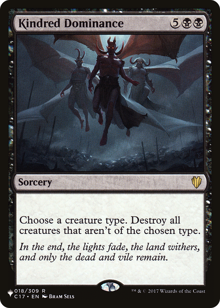 Kindred Dominance (LIST-018) - The List Reprints