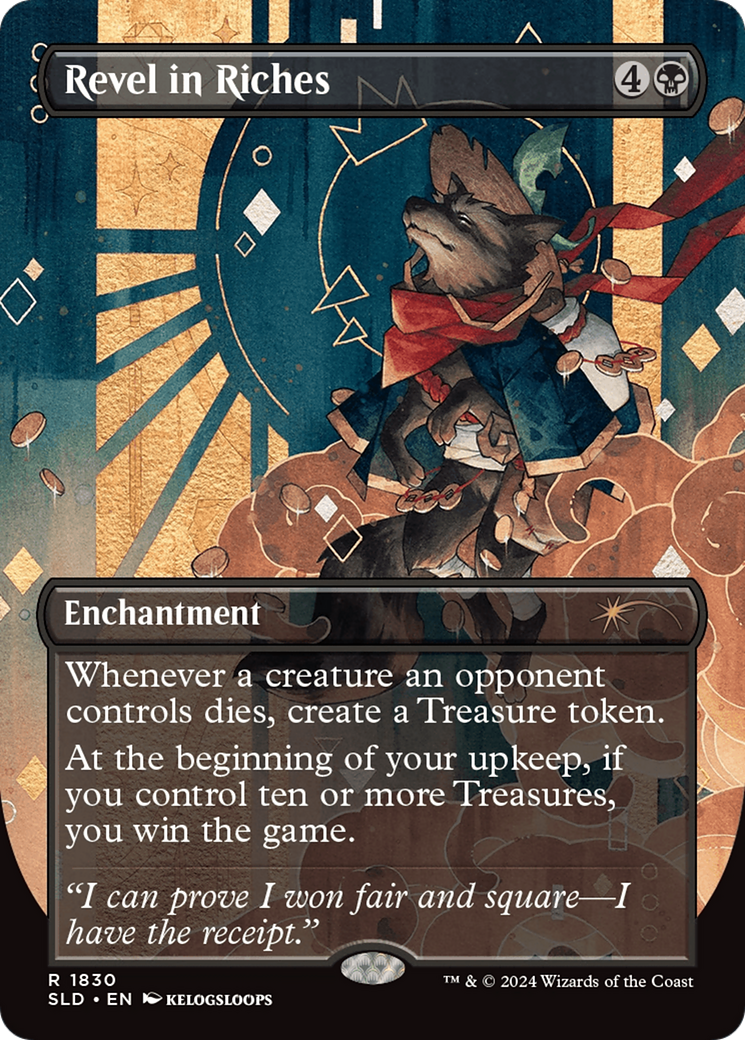 Revel in Riches (Rainbow Foil) (-1830) - Secret Lair Drop Series