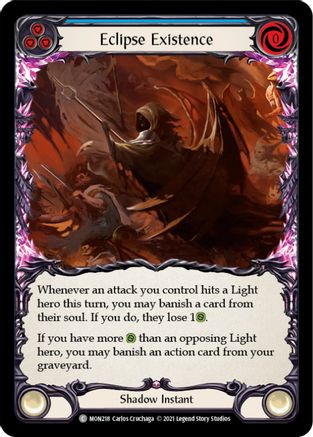 Eclipse Existence [U-MON218-RF] (Monarch Unlimited)  Unlimited Rainbow Foil