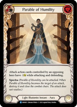 Parable of Humility [MON011-RF] (Monarch)  1st Edition Rainbow Foil