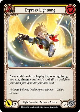 Express Lightning (Yellow) [MON052] (Monarch)  1st Edition Normal