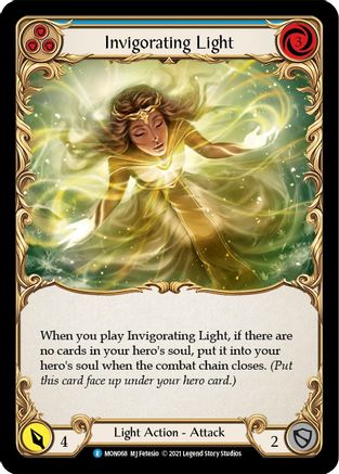 Invigorating Light (Blue) [U-MON068-RF] (Monarch Unlimited)  Unlimited Rainbow Foil