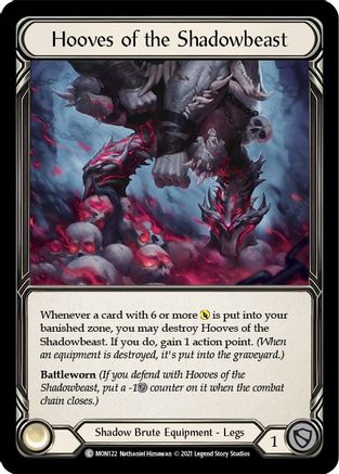 Hooves of the Shadowbeast [U-MON122] (Monarch Unlimited)  Unlimited Normal