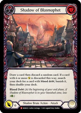 Shadow of Blasmophet [U-MON125-RF] (Monarch Unlimited)  Unlimited Rainbow Foil