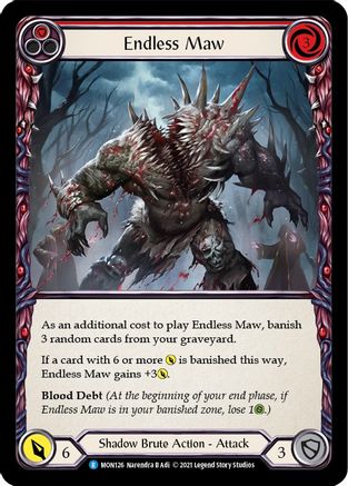 Endless Maw (Red) [U-MON126] (Monarch Unlimited)  Unlimited Normal