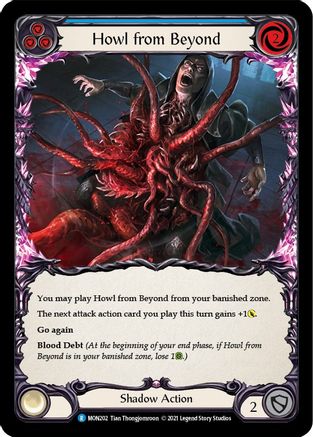Howl from Beyond (Blue) [U-MON202-RF] (Monarch Unlimited)  Unlimited Rainbow Foil