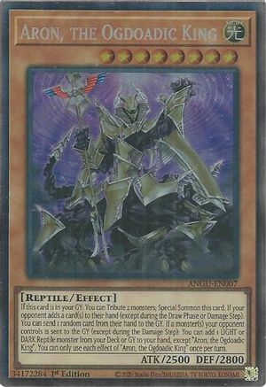 Aron, the Ogdoadic King (Collector's Rare) [ANGU-EN007] Collector's Rare