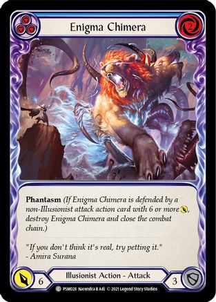 Enigma Chimera (Blue) [PSM028] (Monarch Prism Blitz Deck)