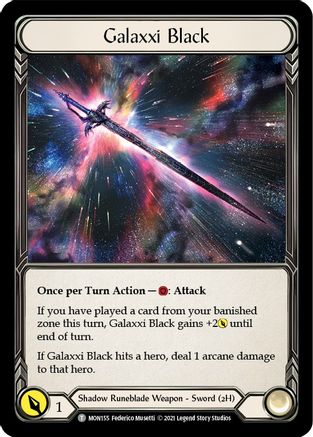 Soul Shackle // Galaxxi Black [U-MON186 // U-MON155] (Monarch Unlimited)  Unlimited Normal