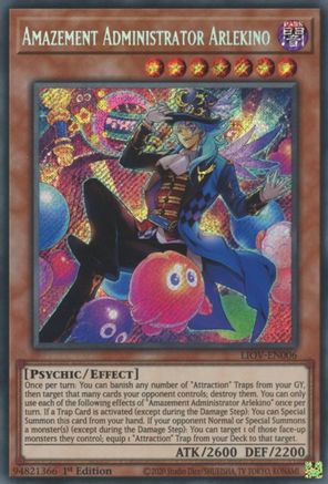 Amazement Administrator Arlekino [LIOV-EN006] Secret Rare