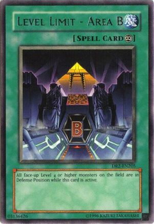 Level Limit - Area B [DR2-EN205] Rare
