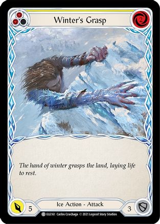 Winter's Grasp (Yellow) [U-ELE161] (Tales of Aria Unlimited)  Unlimited Normal